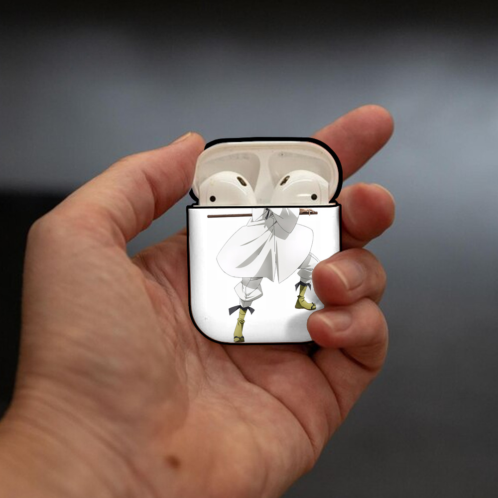 転スラ Regarding Reincarnated to Slime AirPods 第2世代保護ケース ハードシェル ブラック 耐衝撃・防指紋・カラビナ付き