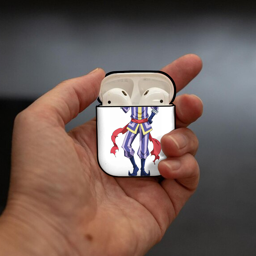 転スラ Regarding Reincarnated to Slime AirPods 第2世代保護ケース ハードシェル ブラック 耐衝撃・防指紋・カラビナ付き