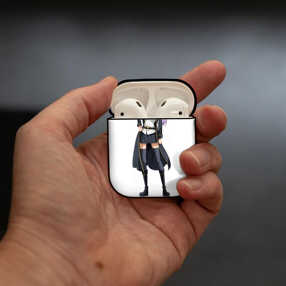 転スラ Regarding Reincarnated to Slime AirPods 第2世代保護ケース ハードシェル ブラック 耐衝撃・防指紋・カラビナ付き