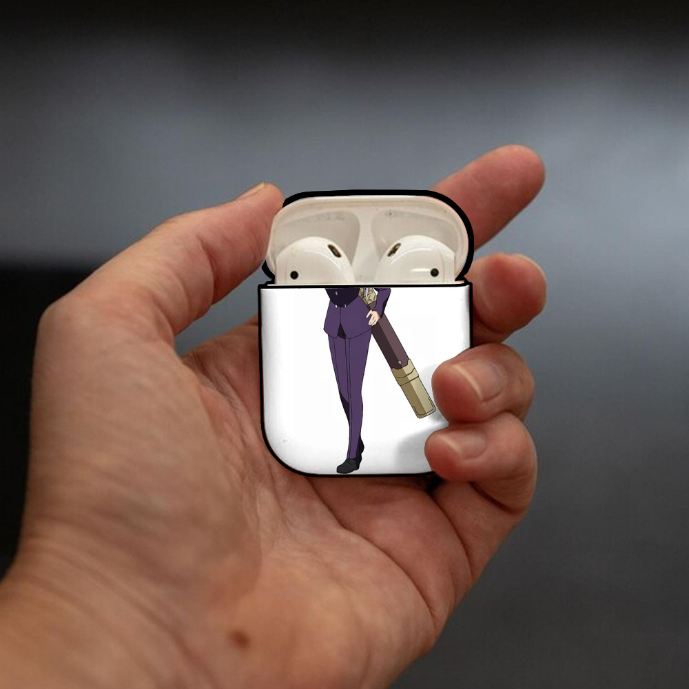 転スラ Regarding Reincarnated to Slime AirPods 第2世代保護ケース ハードシェル ブラック 耐衝撃・防指紋・カラビナ付き