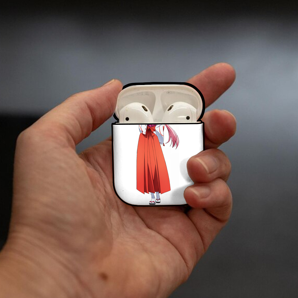 転スラ Regarding Reincarnated to Slime AirPods 第2世代保護ケース ハードシェル ブラック 耐衝撃・防指紋・カラビナ付き