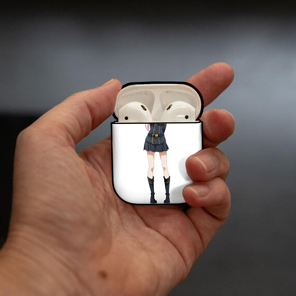 転スラ Regarding Reincarnated to Slime AirPods 第2世代保護ケース ハードシェル ブラック 耐衝撃・防指紋・カラビナ付き