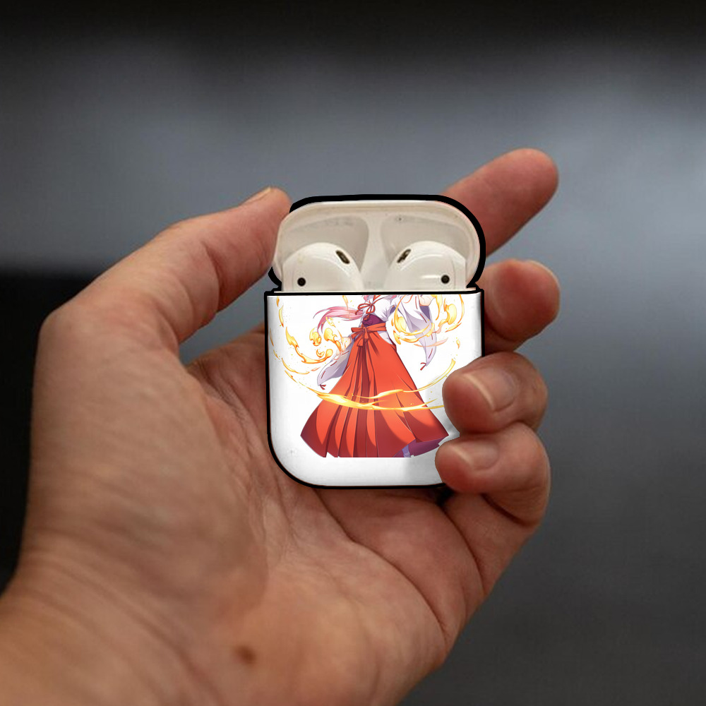 転スラ Regarding Reincarnated to Slime AirPods 第2世代保護ケース ハードシェル ブラック 耐衝撃・防指紋・カラビナ付き