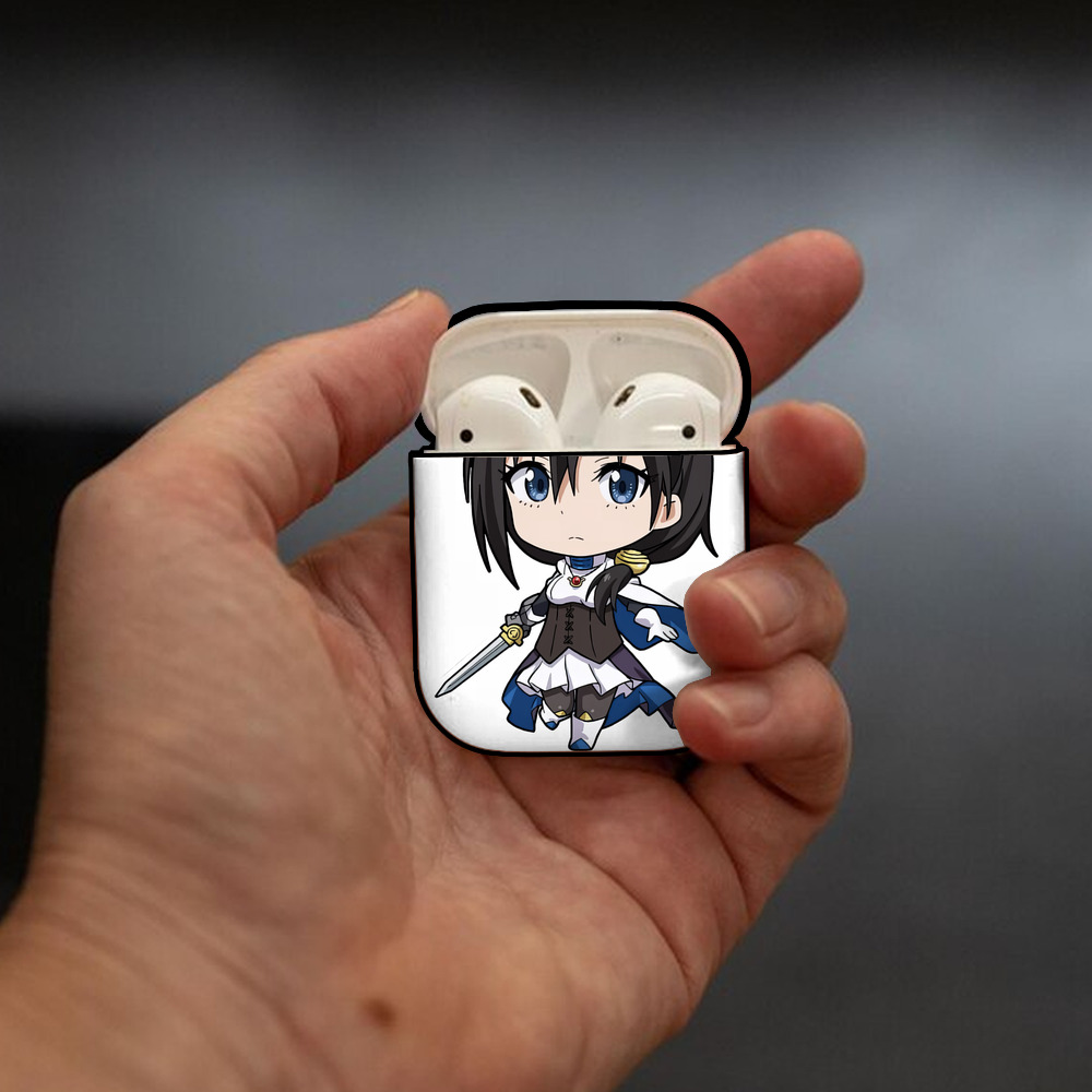 転スラ Regarding Reincarnated to Slime AirPods 第2世代保護ケース ハードシェル ブラック 耐衝撃・防指紋・カラビナ付き