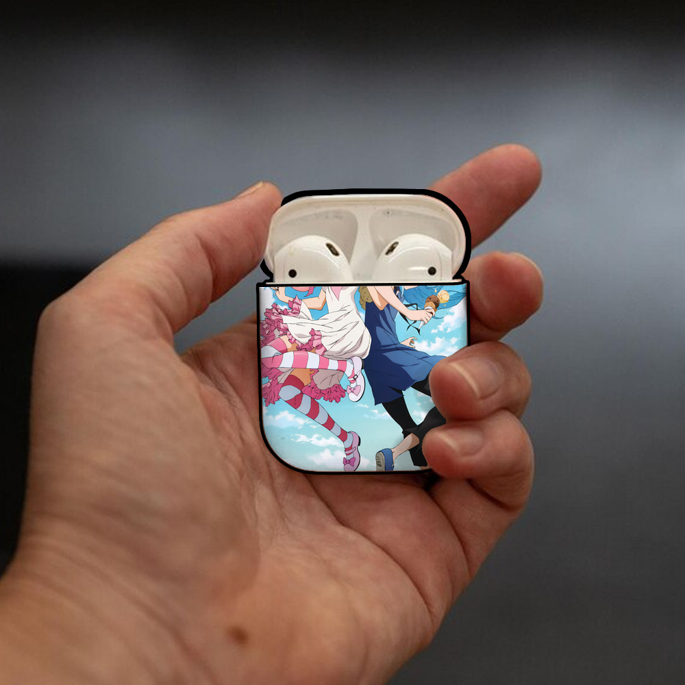 転スラ Regarding Reincarnated to Slime AirPods 第2世代保護ケース ハードシェル ブラック 耐衝撃・防指紋・カラビナ付き
