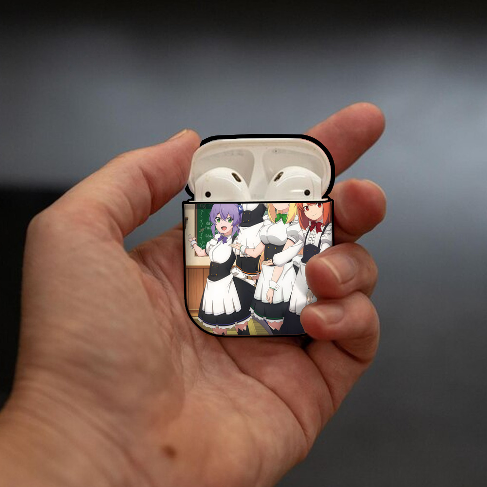 転スラ Regarding Reincarnated to Slime AirPods 第2世代保護ケース ハードシェル ブラック 耐衝撃・防指紋・カラビナ付き