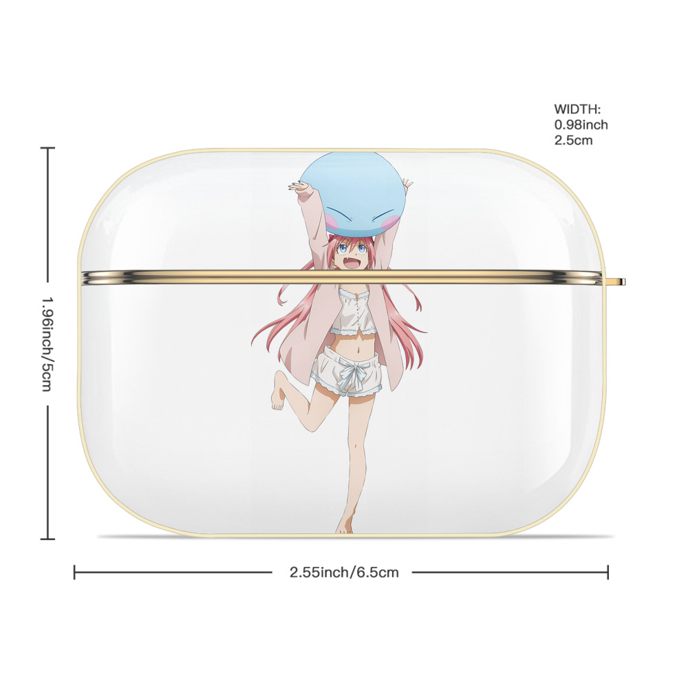 転スラ Regarding Reincarnated to Slime 【AirPods Pro用】ハードシェル保護ケース｜耐衝撃・防指紋・カラビナ付き商品仕様