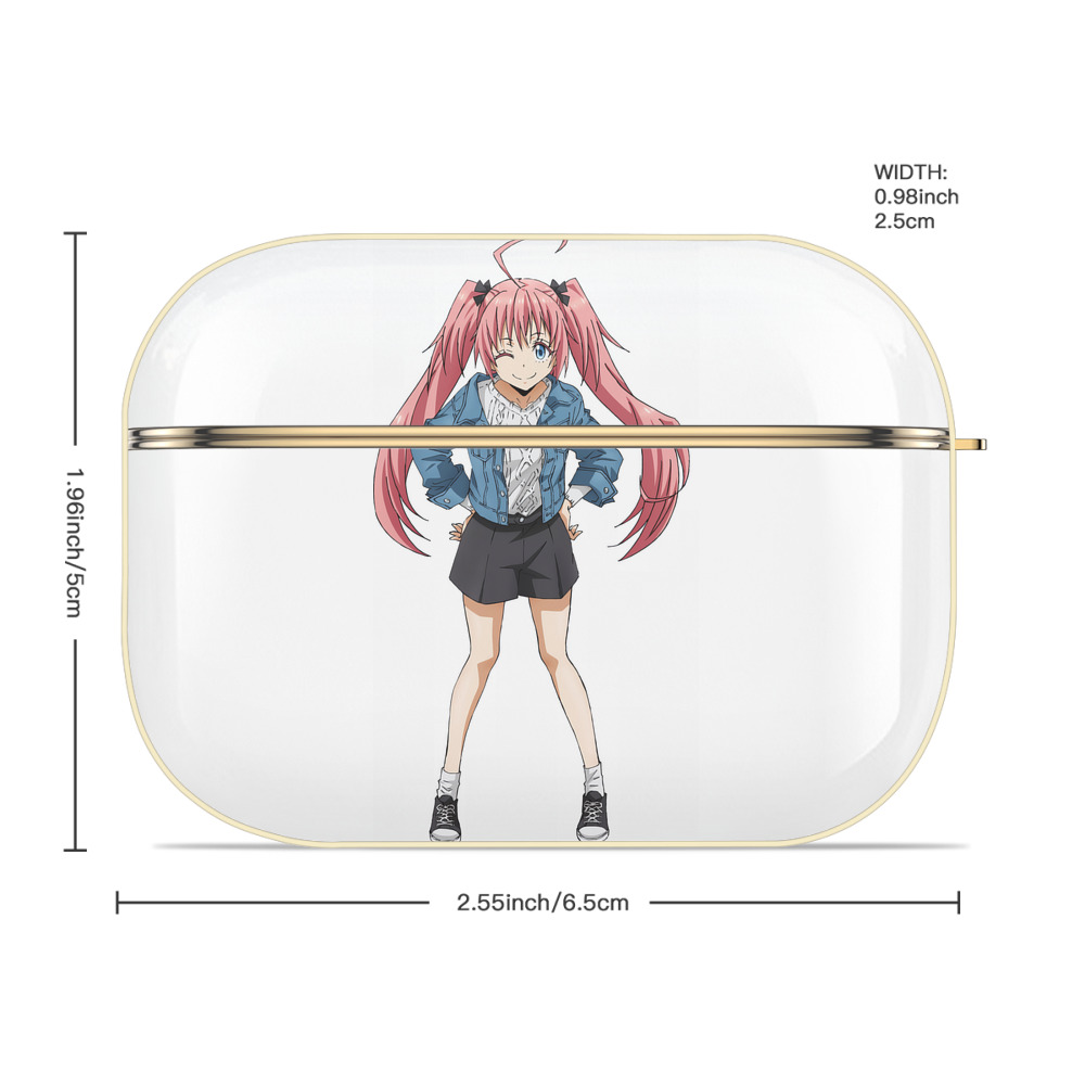 転スラ Regarding Reincarnated to Slime 【AirPods Pro用】ハードシェル保護ケース｜耐衝撃・防指紋・カラビナ付き商品仕様
