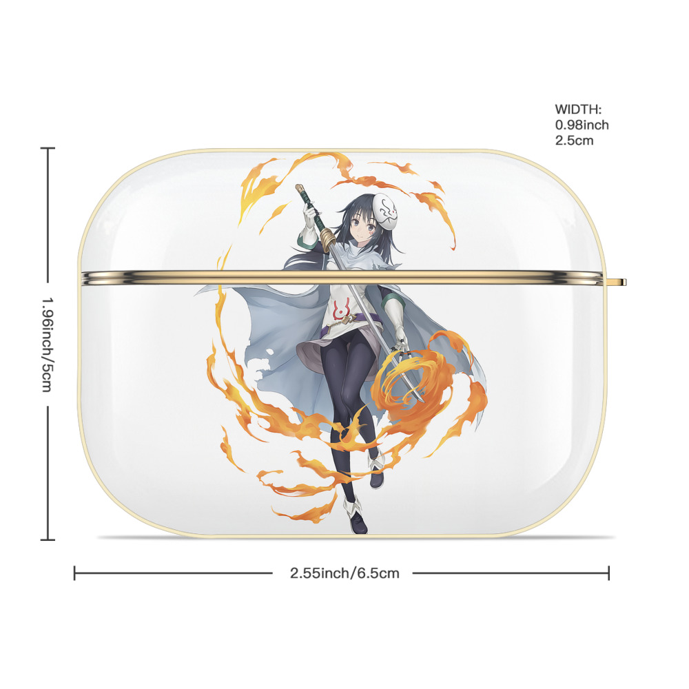 転スラ Regarding Reincarnated to Slime 【AirPods Pro用】ハードシェル保護ケース｜耐衝撃・防指紋・カラビナ付き商品仕様