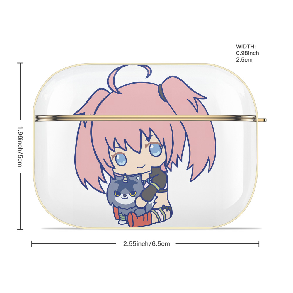転スラ Regarding Reincarnated to Slime 【AirPods Pro用】ハードシェル保護ケース｜耐衝撃・防指紋・カラビナ付き商品仕様