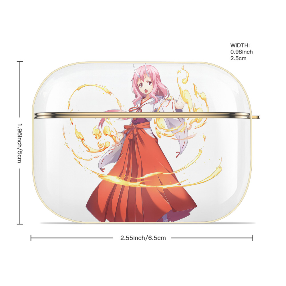 転スラ Regarding Reincarnated to Slime 【AirPods Pro用】ハードシェル保護ケース｜耐衝撃・防指紋・カラビナ付き商品仕様