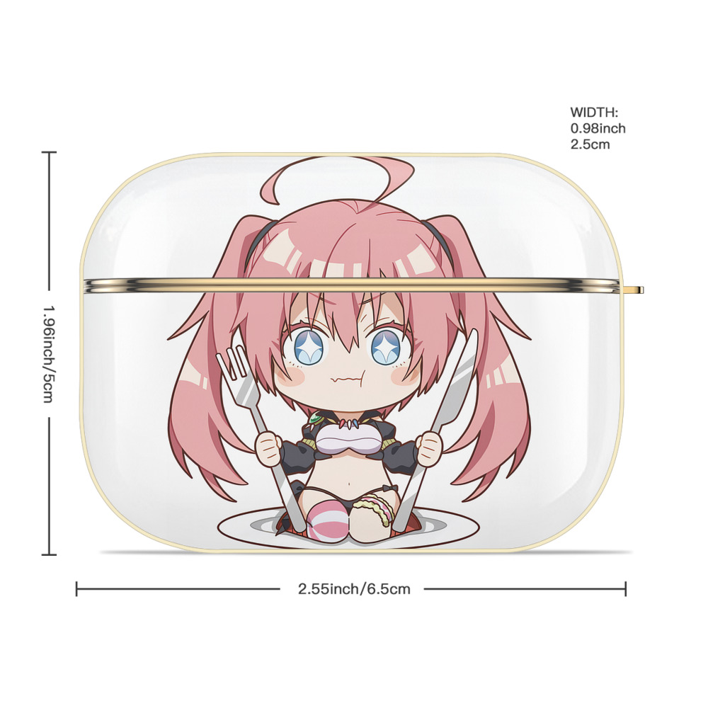 転スラ Regarding Reincarnated to Slime 【AirPods Pro用】ハードシェル保護ケース｜耐衝撃・防指紋・カラビナ付き商品仕様