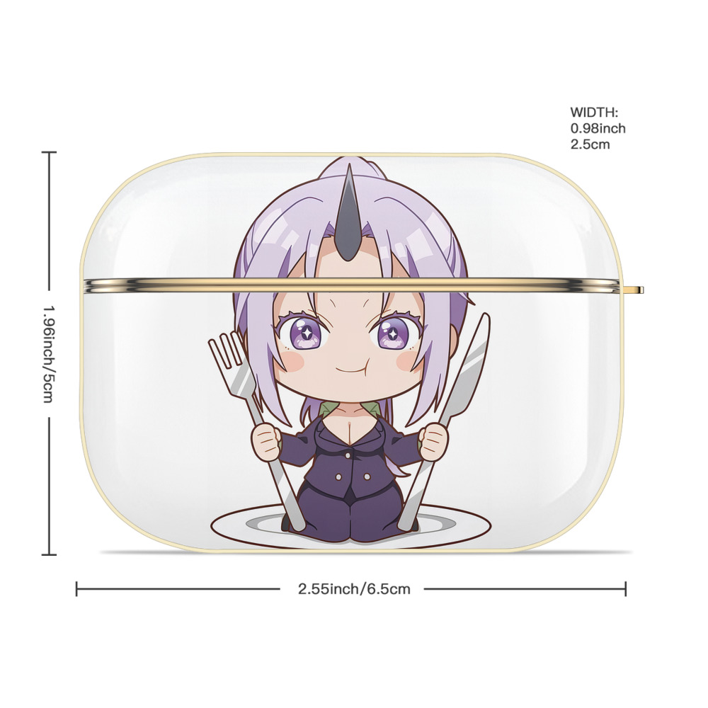 転スラ Regarding Reincarnated to Slime 【AirPods Pro用】ハードシェル保護ケース｜耐衝撃・防指紋・カラビナ付き商品仕様