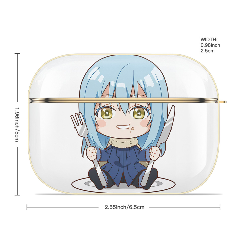 転スラ Regarding Reincarnated to Slime 【AirPods Pro用】ハードシェル保護ケース｜耐衝撃・防指紋・カラビナ付き商品仕様