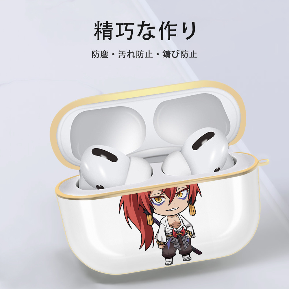 転スラ Regarding Reincarnated to Slime 【AirPods Pro用】ハードシェル保護ケース｜耐衝撃・防指紋・カラビナ付き商品仕様