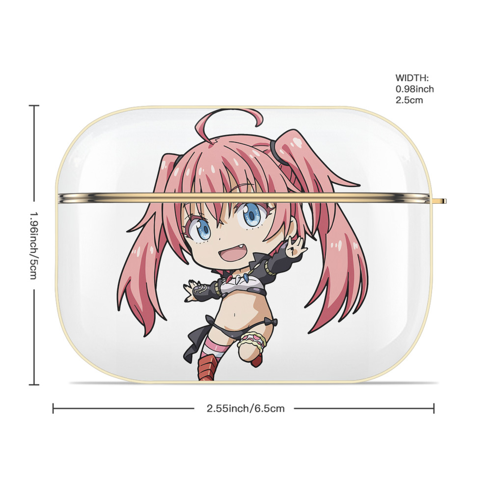 転スラ Regarding Reincarnated to Slime 【AirPods Pro用】ハードシェル保護ケース｜耐衝撃・防指紋・カラビナ付き商品仕様