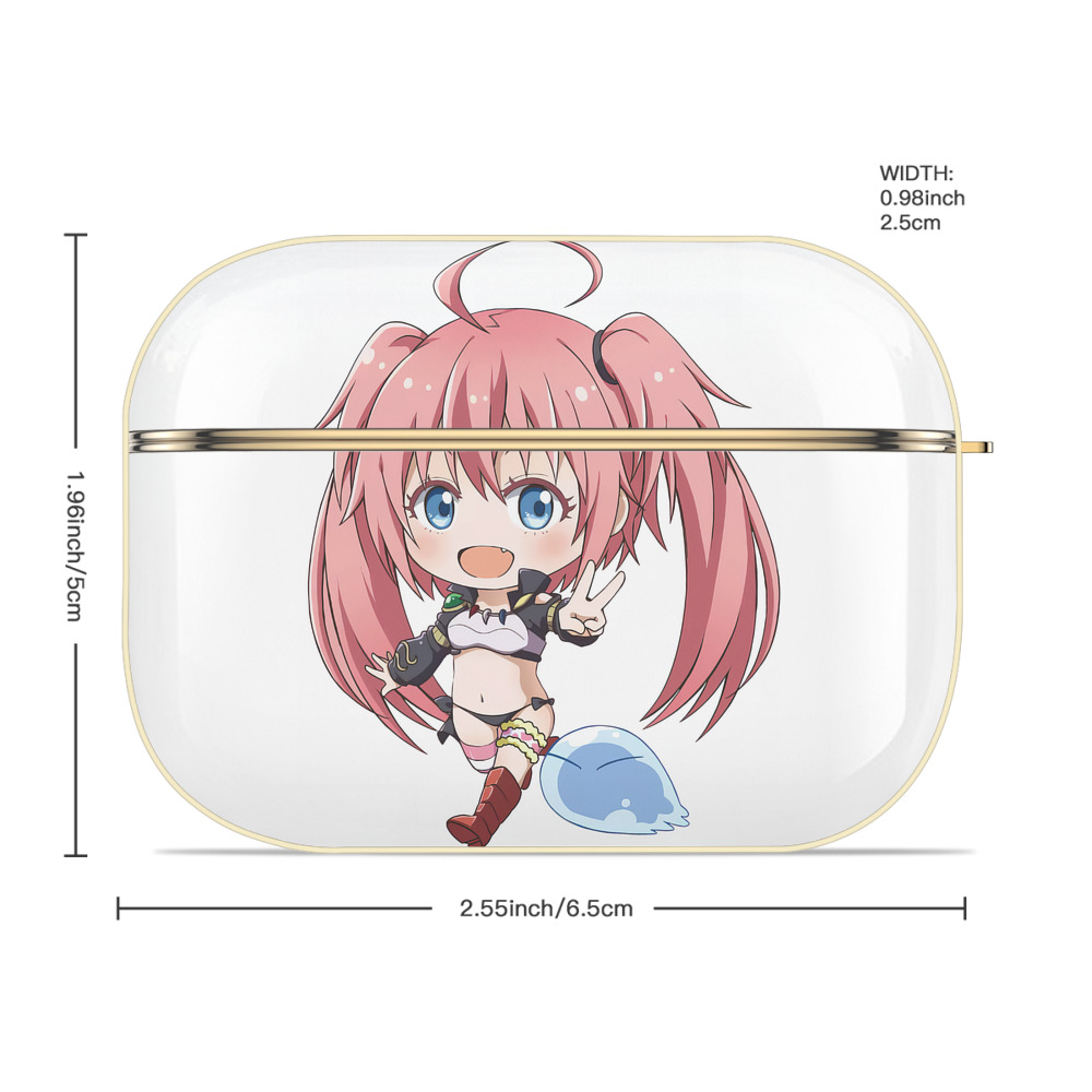 転スラ Regarding Reincarnated to Slime 【AirPods Pro用】ハードシェル保護ケース｜耐衝撃・防指紋・カラビナ付き商品仕様