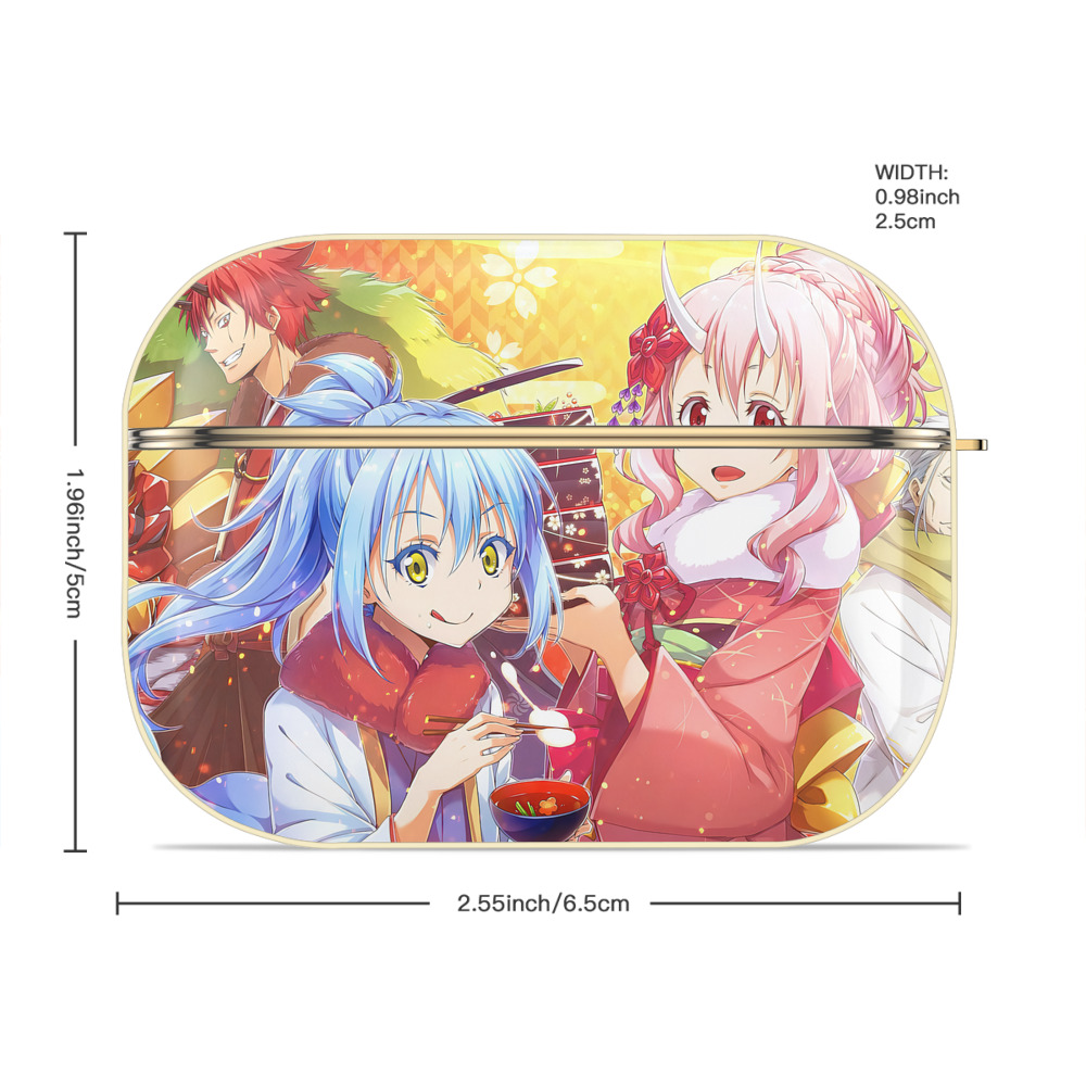 転スラ Regarding Reincarnated to Slime 【AirPods Pro用】ハードシェル保護ケース｜耐衝撃・防指紋・カラビナ付き商品仕様