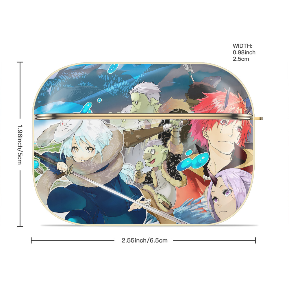 転スラ Regarding Reincarnated to Slime 【AirPods Pro用】ハードシェル保護ケース｜耐衝撃・防指紋・カラビナ付き商品仕様
