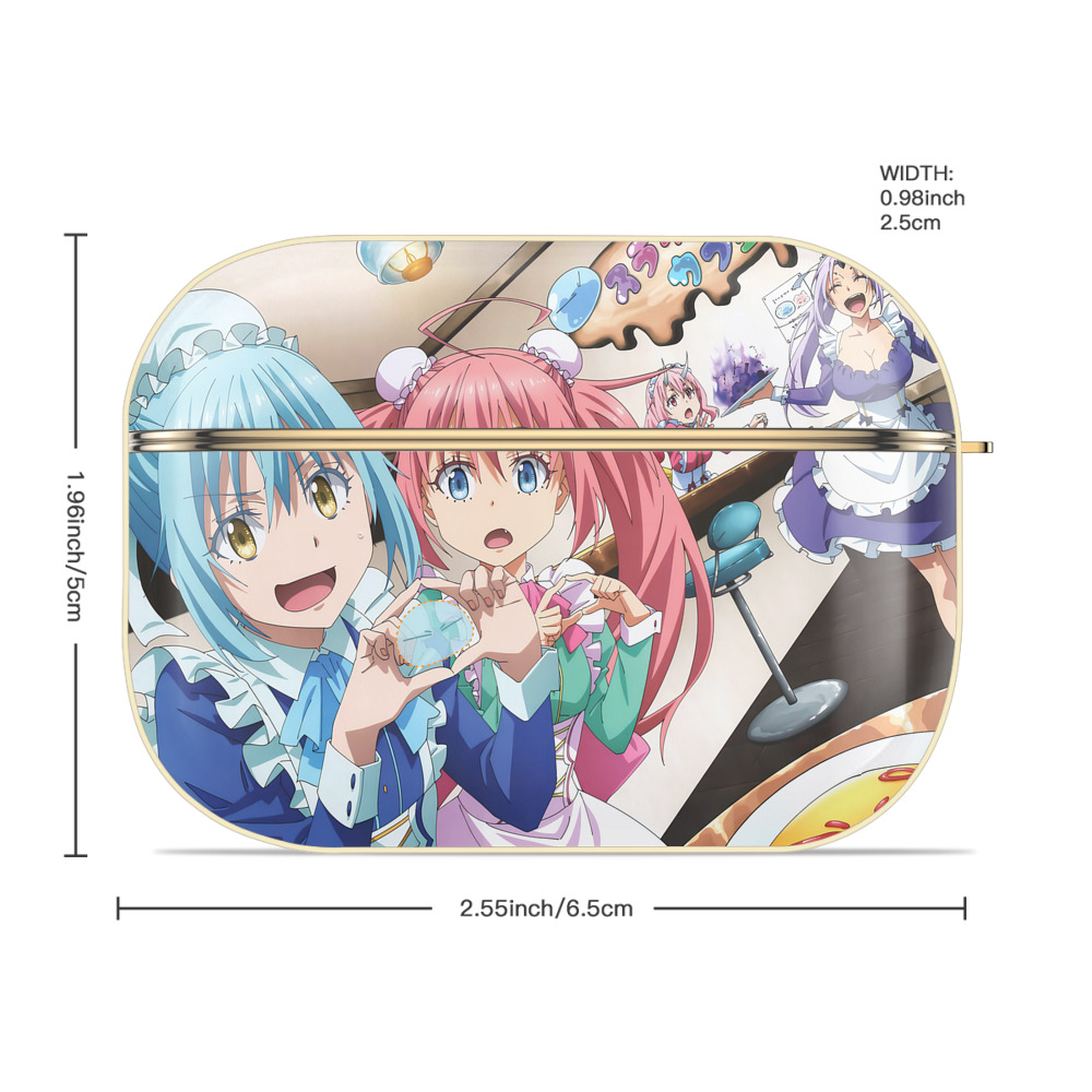 転スラ Regarding Reincarnated to Slime 【AirPods Pro用】ハードシェル保護ケース｜耐衝撃・防指紋・カラビナ付き商品仕様