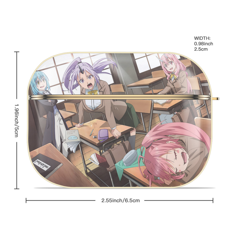 転スラ Regarding Reincarnated to Slime 【AirPods Pro用】ハードシェル保護ケース｜耐衝撃・防指紋・カラビナ付き商品仕様