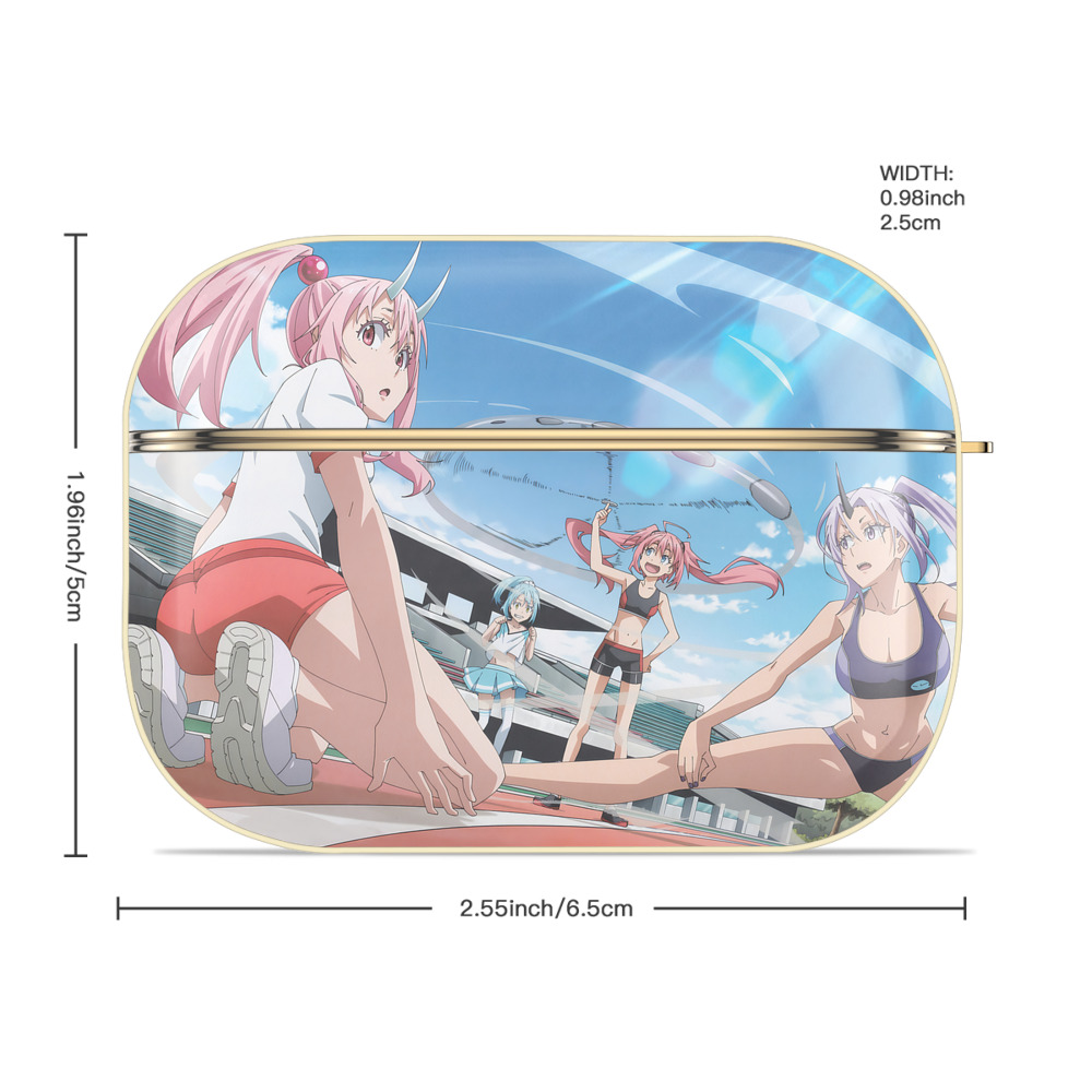 転スラ Regarding Reincarnated to Slime 【AirPods Pro用】ハードシェル保護ケース｜耐衝撃・防指紋・カラビナ付き商品仕様
