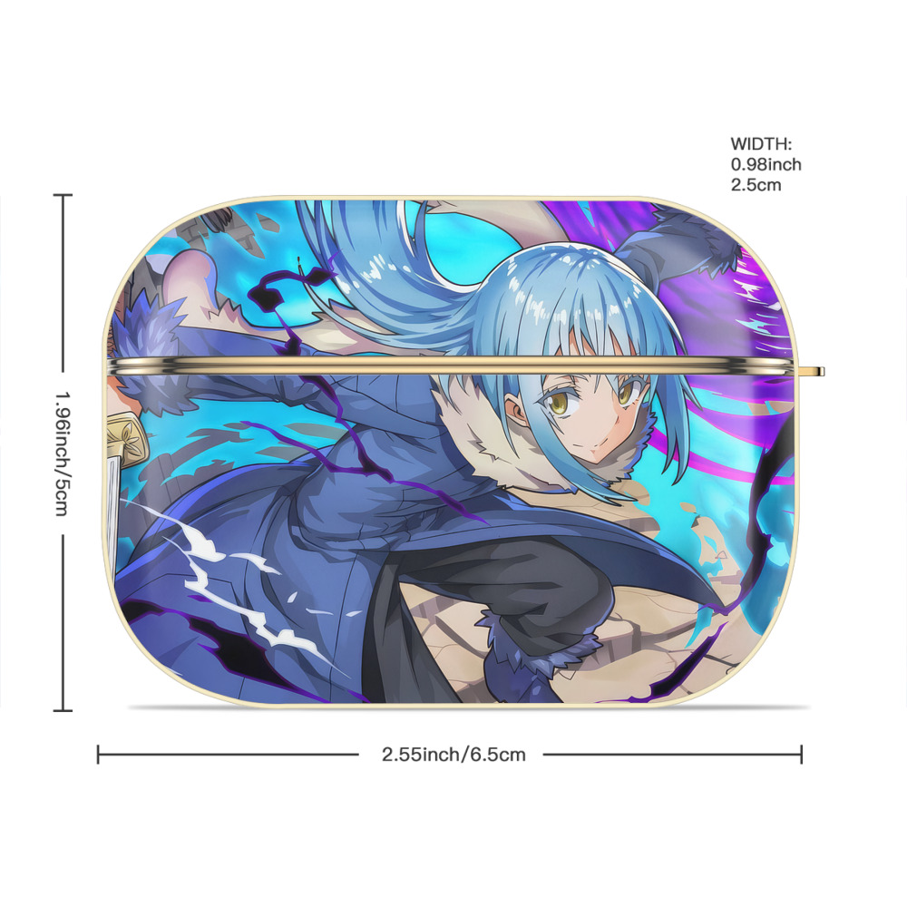転スラ Regarding Reincarnated to Slime 【AirPods Pro用】ハードシェル保護ケース｜耐衝撃・防指紋・カラビナ付き商品仕様