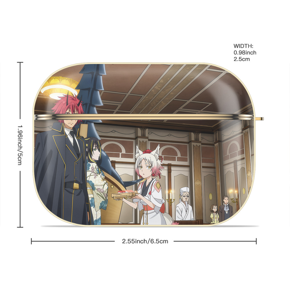 転スラ Regarding Reincarnated to Slime 【AirPods Pro用】ハードシェル保護ケース｜耐衝撃・防指紋・カラビナ付き商品仕様
