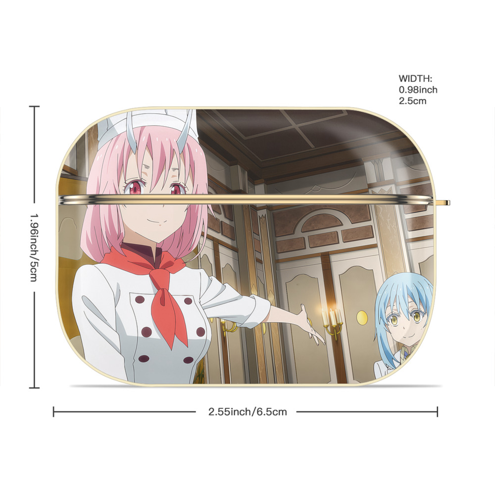 転スラ Regarding Reincarnated to Slime 【AirPods Pro用】ハードシェル保護ケース｜耐衝撃・防指紋・カラビナ付き商品仕様