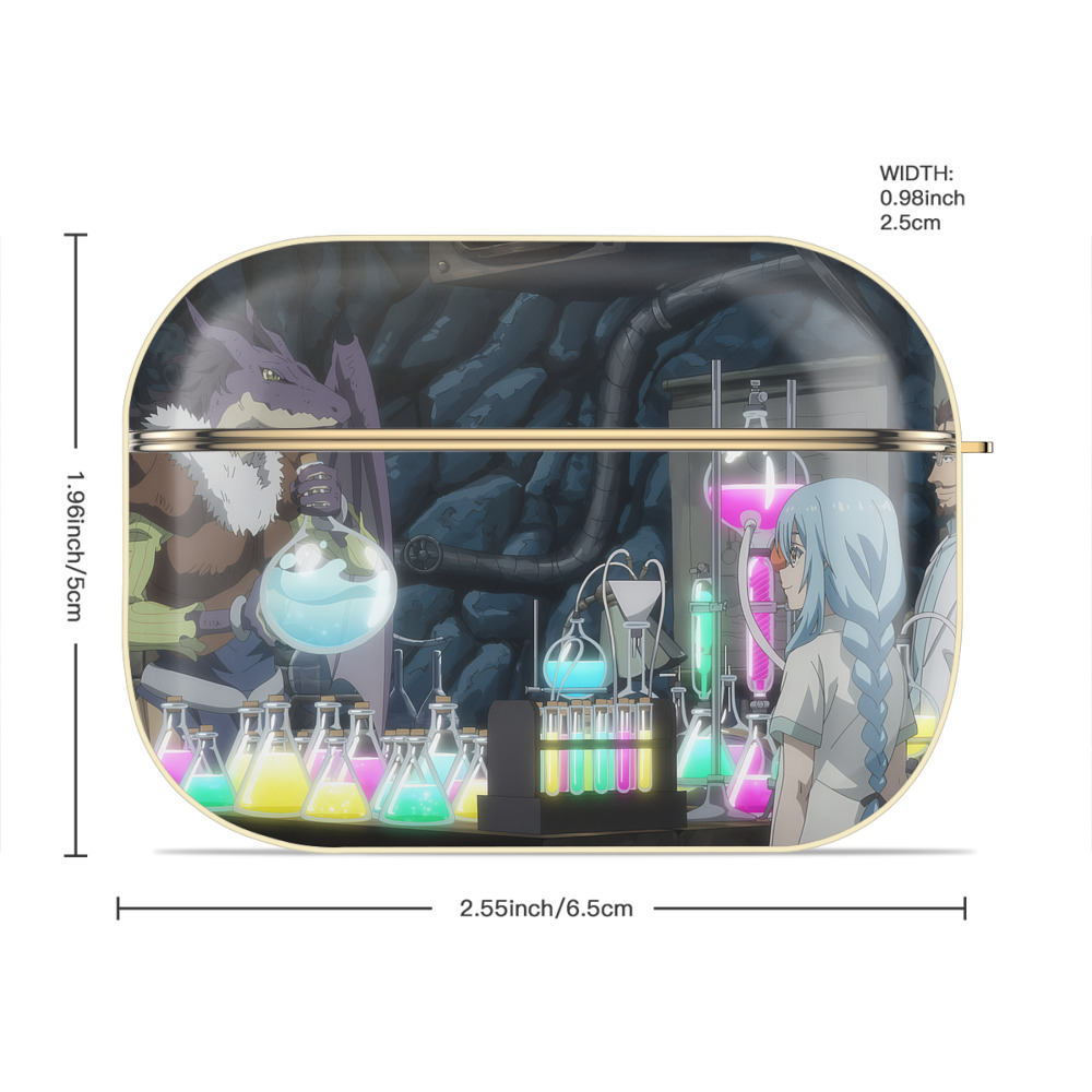 転スラ Regarding Reincarnated to Slime 【AirPods Pro用】ハードシェル保護ケース｜耐衝撃・防指紋・カラビナ付き商品仕様
