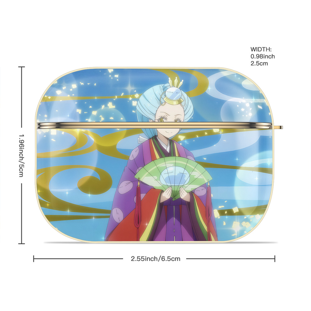 転スラ Regarding Reincarnated to Slime 【AirPods Pro用】ハードシェル保護ケース｜耐衝撃・防指紋・カラビナ付き商品仕様