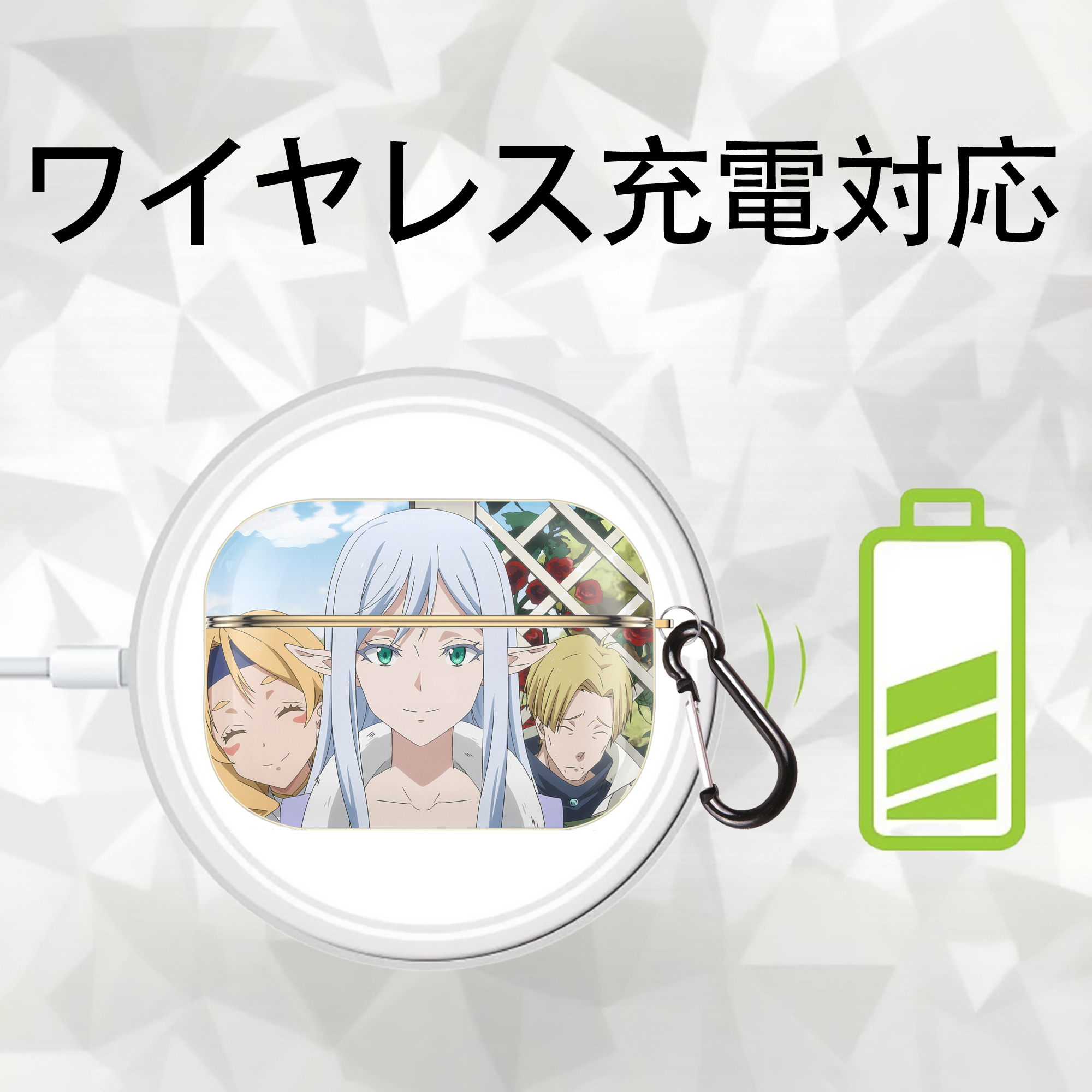 転スラ Regarding Reincarnated to Slime 【AirPods Pro用】ハードシェル保護ケース｜耐衝撃・防指紋・カラビナ付き商品仕様