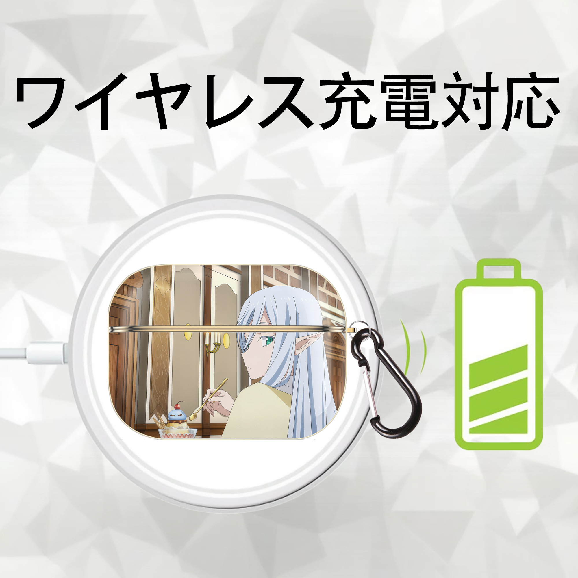 転スラ Regarding Reincarnated to Slime 【AirPods Pro用】ハードシェル保護ケース｜耐衝撃・防指紋・カラビナ付き商品仕様
