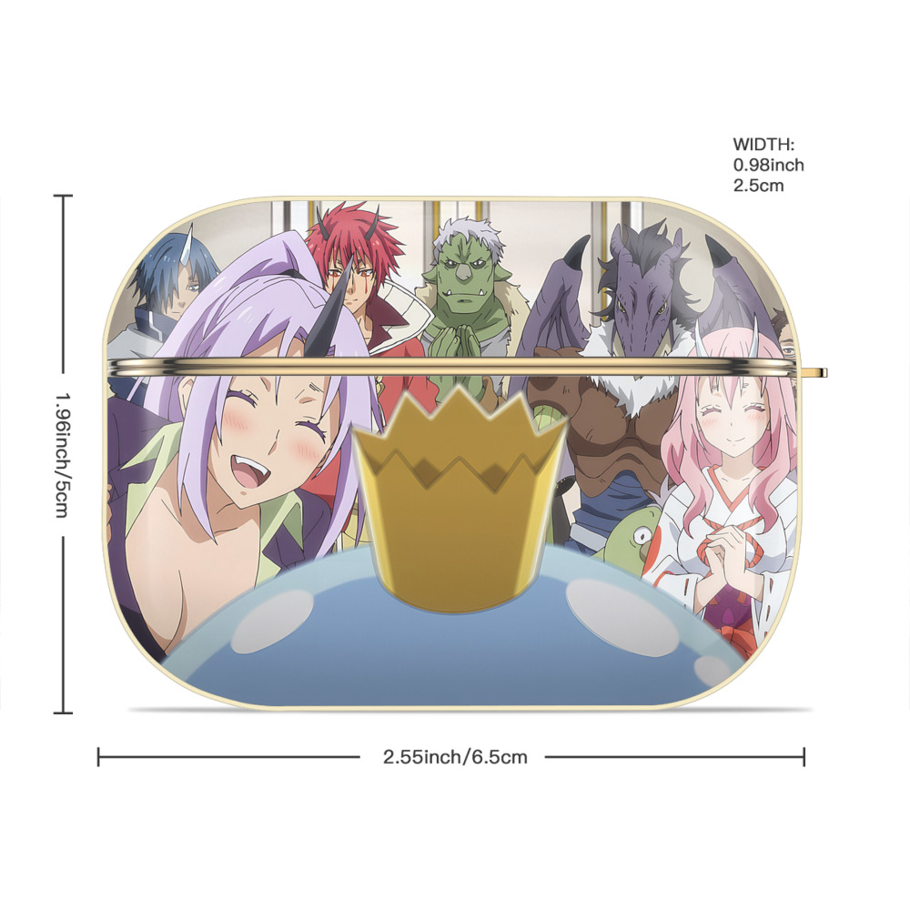転スラ Regarding Reincarnated to Slime 【AirPods Pro用】ハードシェル保護ケース｜耐衝撃・防指紋・カラビナ付き商品仕様