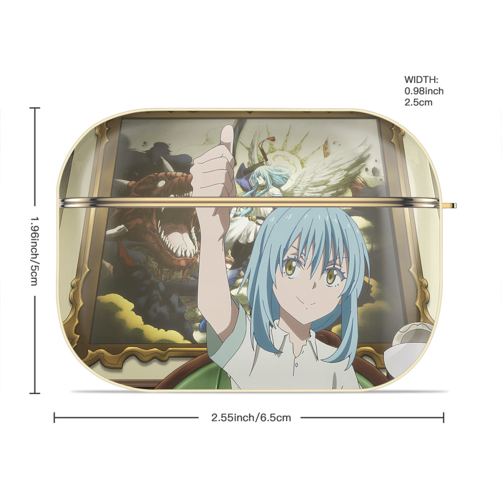 転スラ Regarding Reincarnated to Slime 【AirPods Pro用】ハードシェル保護ケース｜耐衝撃・防指紋・カラビナ付き商品仕様