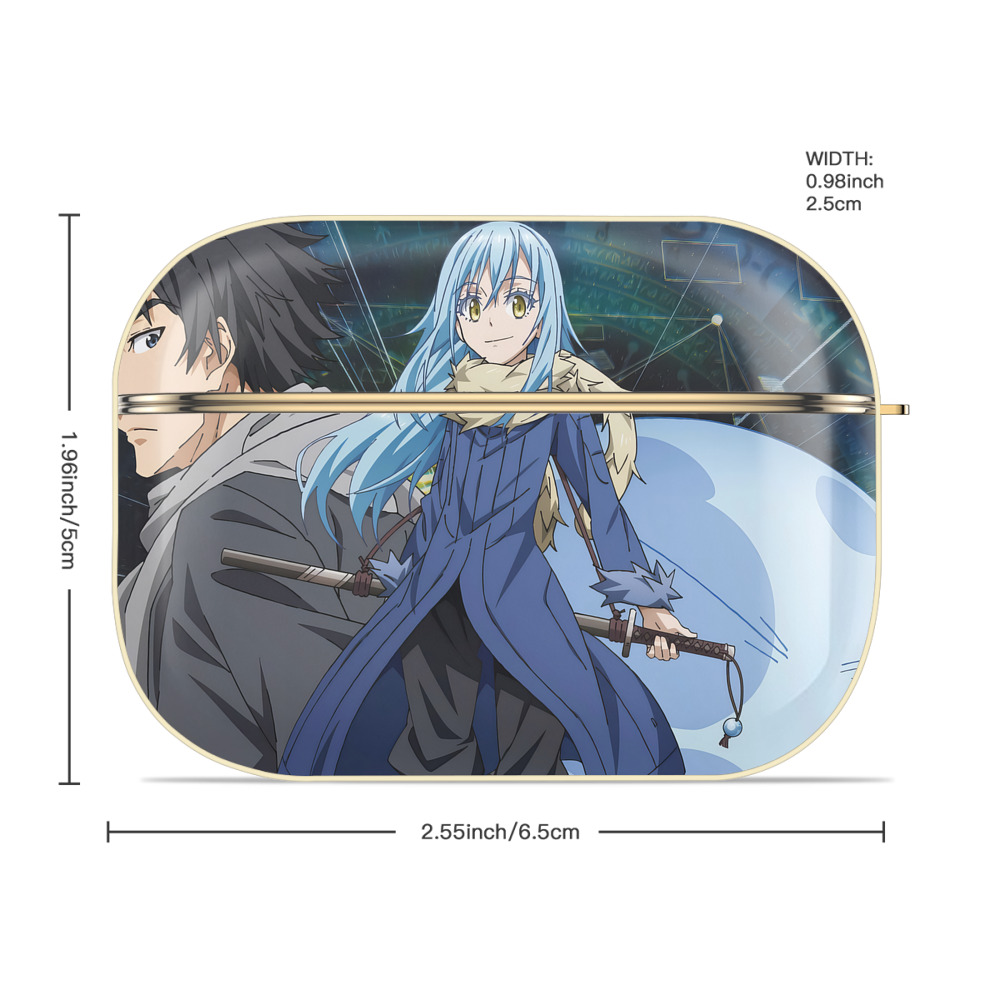 転スラ Regarding Reincarnated to Slime 【AirPods Pro用】ハードシェル保護ケース｜耐衝撃・防指紋・カラビナ付き商品仕様