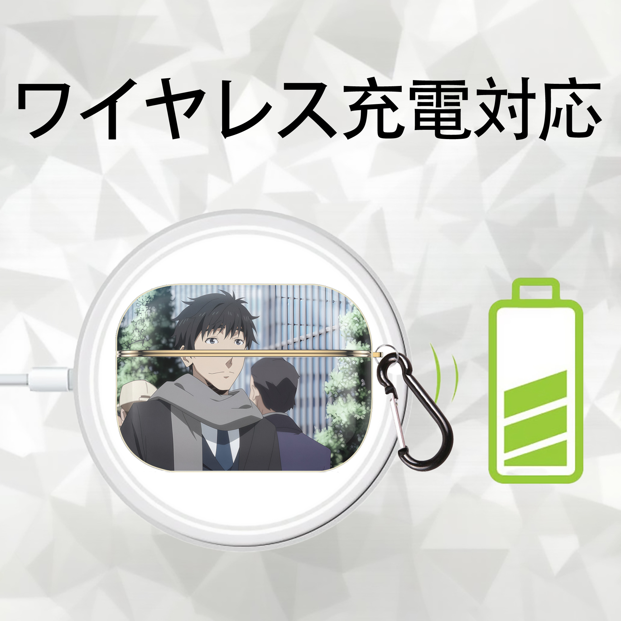 転スラ Regarding Reincarnated to Slime 【AirPods Pro用】ハードシェル保護ケース｜耐衝撃・防指紋・カラビナ付き商品仕様