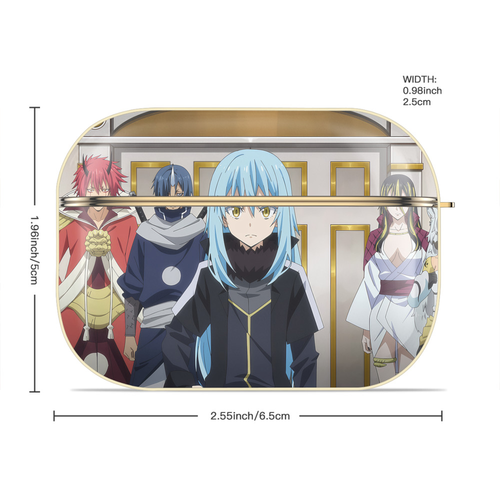 転スラ Regarding Reincarnated to Slime 【AirPods Pro用】ハードシェル保護ケース｜耐衝撃・防指紋・カラビナ付き商品仕様