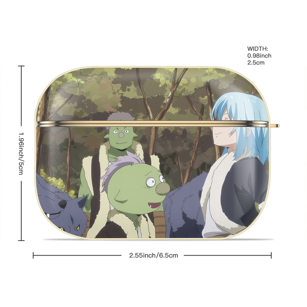 転スラ Regarding Reincarnated to Slime 【AirPods Pro用】ハードシェル保護ケース｜耐衝撃・防指紋・カラビナ付き商品仕様