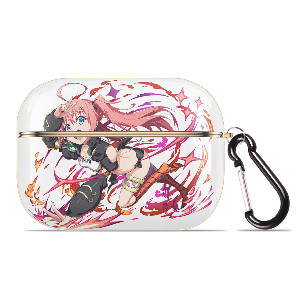 （画像用） 転スラ Regarding Reincarnated to Slime 【AirPods Pro用】ハードシェル保護ケース｜耐衝撃・防指紋・カラビナ付き商品仕様