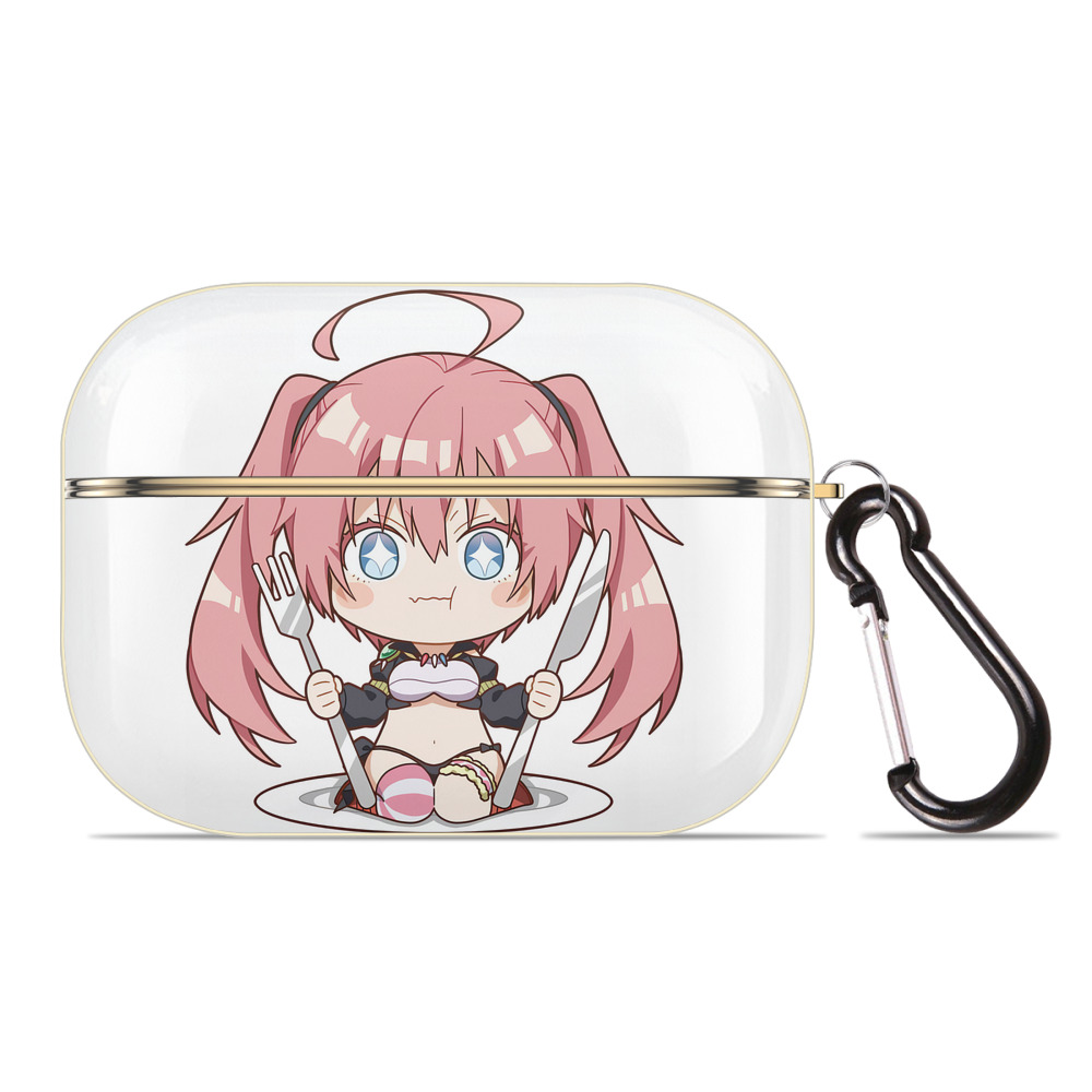（画像用） 転スラ Regarding Reincarnated to Slime 【AirPods Pro用】ハードシェル保護ケース｜耐衝撃・防指紋・カラビナ付き商品仕様