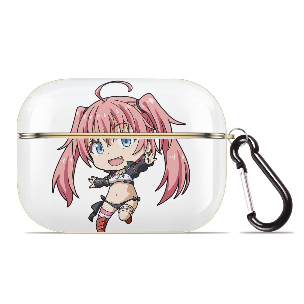 （画像用） 転スラ Regarding Reincarnated to Slime 【AirPods Pro用】ハードシェル保護ケース｜耐衝撃・防指紋・カラビナ付き商品仕様