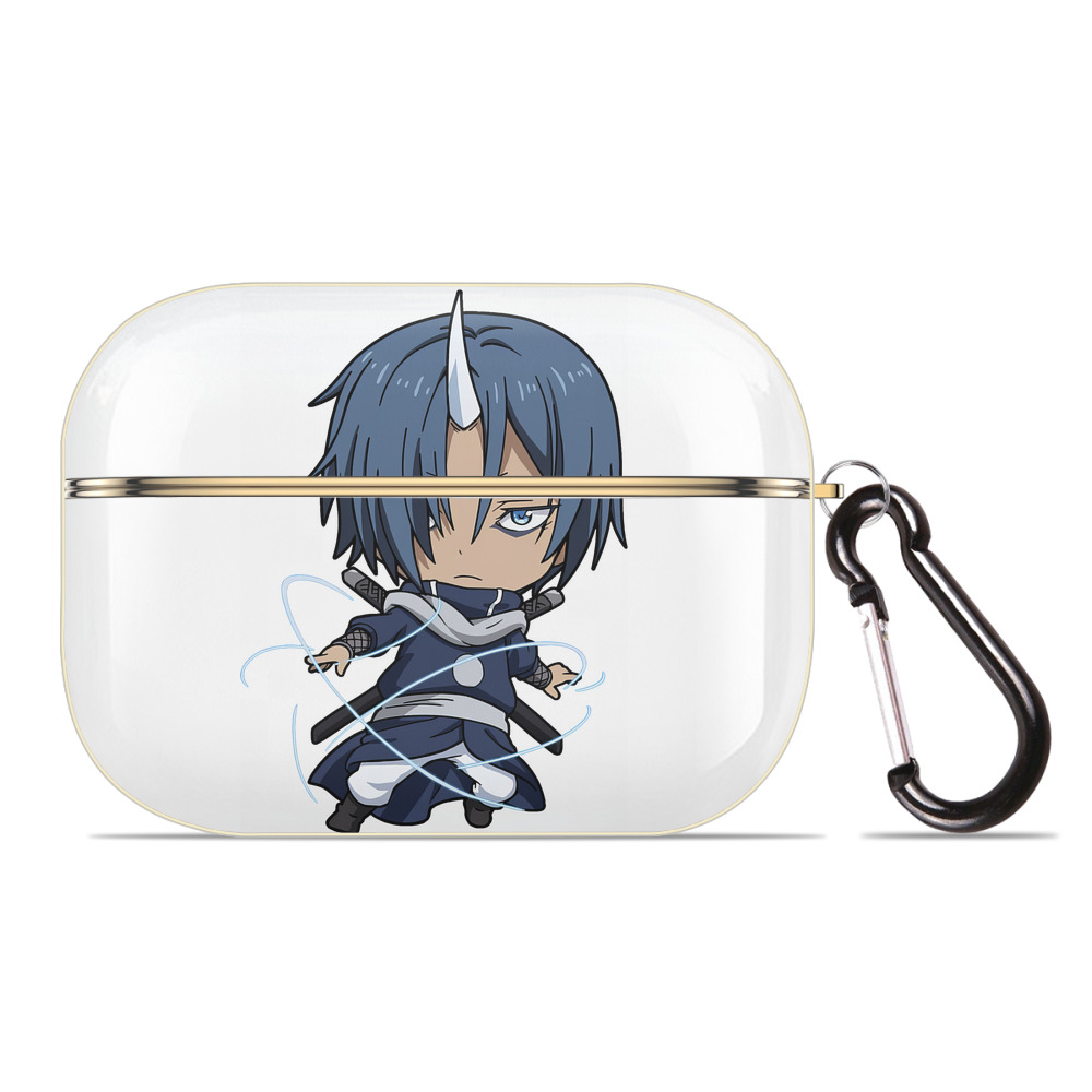（画像用） 転スラ Regarding Reincarnated to Slime 【AirPods Pro用】ハードシェル保護ケース｜耐衝撃・防指紋・カラビナ付き商品仕様