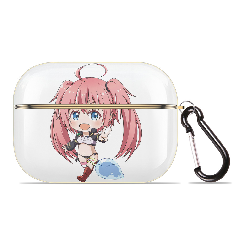 （画像用） 転スラ Regarding Reincarnated to Slime 【AirPods Pro用】ハードシェル保護ケース｜耐衝撃・防指紋・カラビナ付き商品仕様