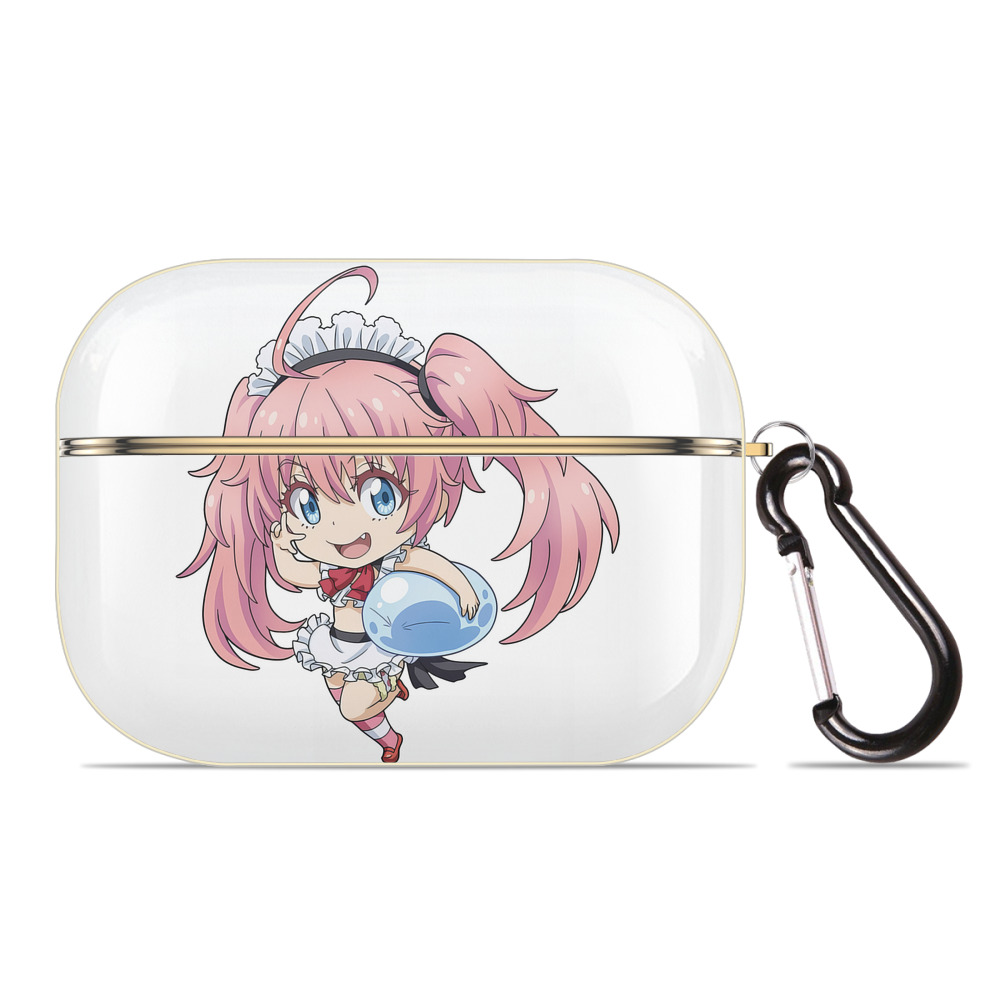 （画像用） 転スラ Regarding Reincarnated to Slime 【AirPods Pro用】ハードシェル保護ケース｜耐衝撃・防指紋・カラビナ付き商品仕様