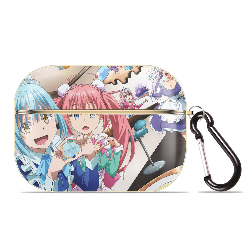 （画像用） 転スラ Regarding Reincarnated to Slime 【AirPods Pro用】ハードシェル保護ケース｜耐衝撃・防指紋・カラビナ付き商品仕様