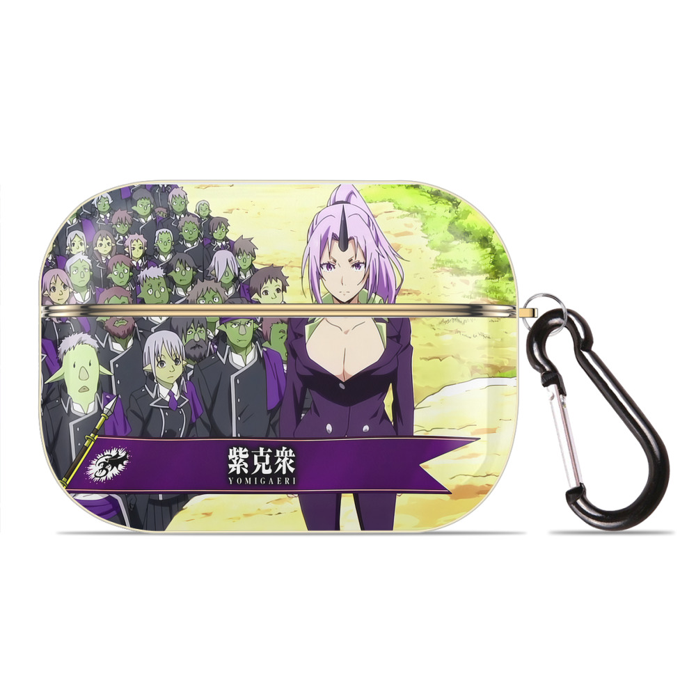（画像用） 転スラ Regarding Reincarnated to Slime 【AirPods Pro用】ハードシェル保護ケース｜耐衝撃・防指紋・カラビナ付き商品仕様
