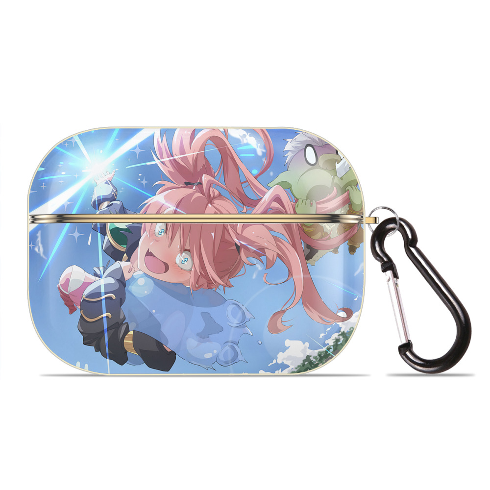 （画像用） 転スラ Regarding Reincarnated to Slime 【AirPods Pro用】ハードシェル保護ケース｜耐衝撃・防指紋・カラビナ付き商品仕様