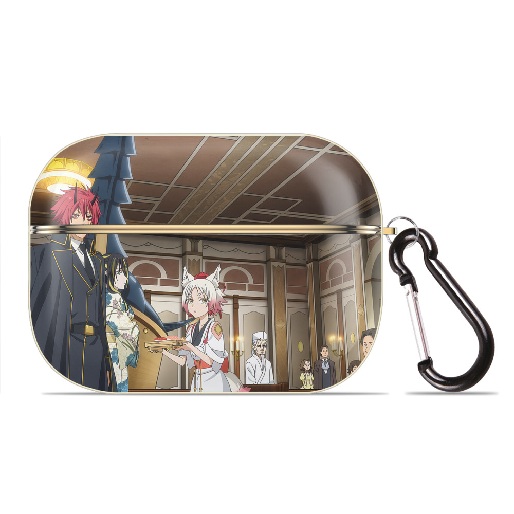 （画像用） 転スラ Regarding Reincarnated to Slime 【AirPods Pro用】ハードシェル保護ケース｜耐衝撃・防指紋・カラビナ付き商品仕様
