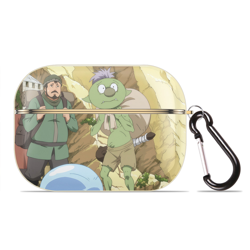 （画像用） 転スラ Regarding Reincarnated to Slime 【AirPods Pro用】ハードシェル保護ケース｜耐衝撃・防指紋・カラビナ付き商品仕様